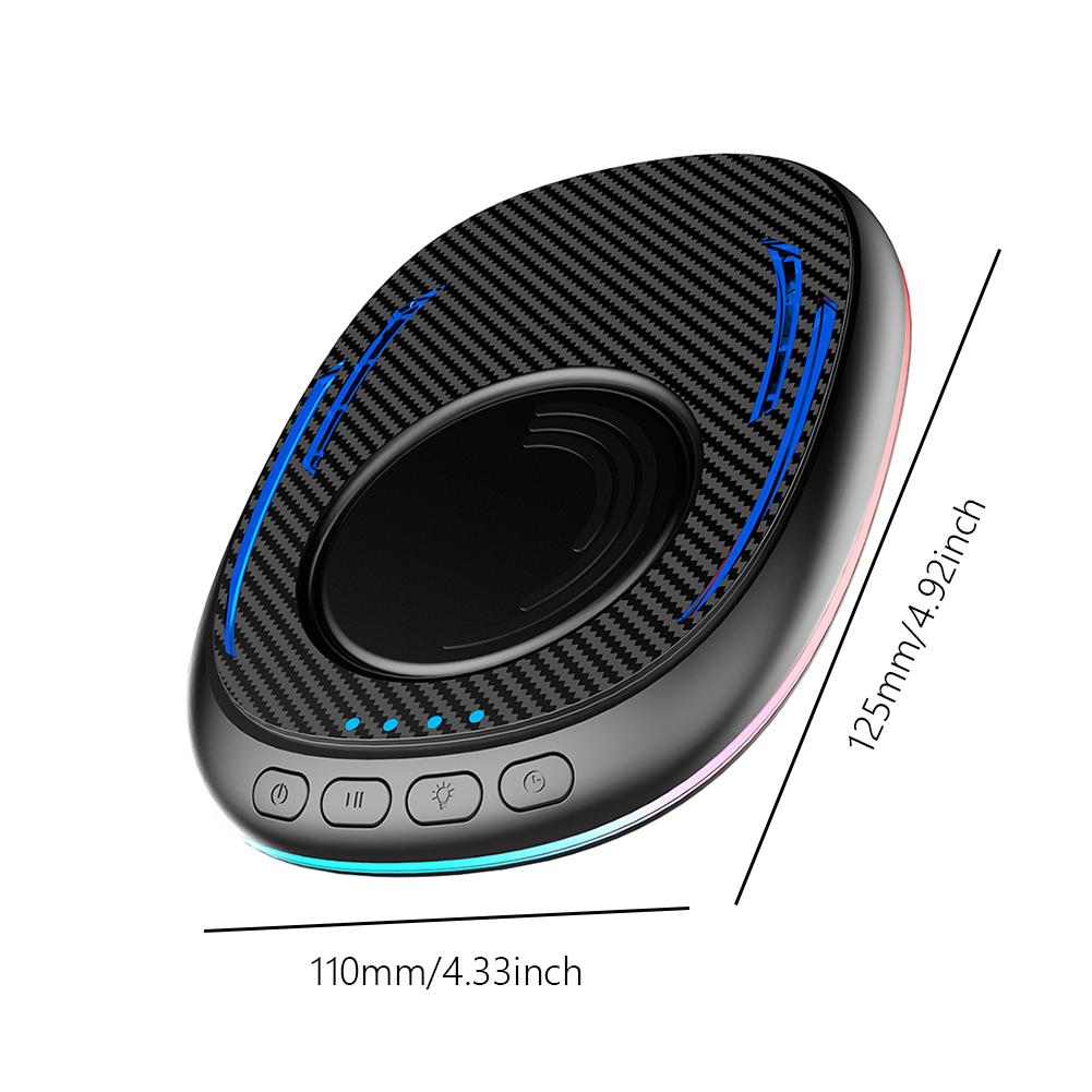 Mouse Mover Jiggler RGB Undetectable Mouse Mechanical Movement Pad with Timer Type-C Awakening Computer Lock Screen Prevention