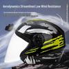 Unisex Flip-Up Motorcycle Helmet, All-Season, Personalized Half Helmet for Couples