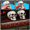 8 Pcs Mini Crafts Halloween Skulls Decor Plastic Small Human Body Model Models Scary Props Fake Skulls Halloween Decorations