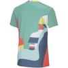 Tennis Game Shirt, Short Sleeve, Moisture-Wicking, Quick-Drying, 62JAA042, Turquoise, Medium