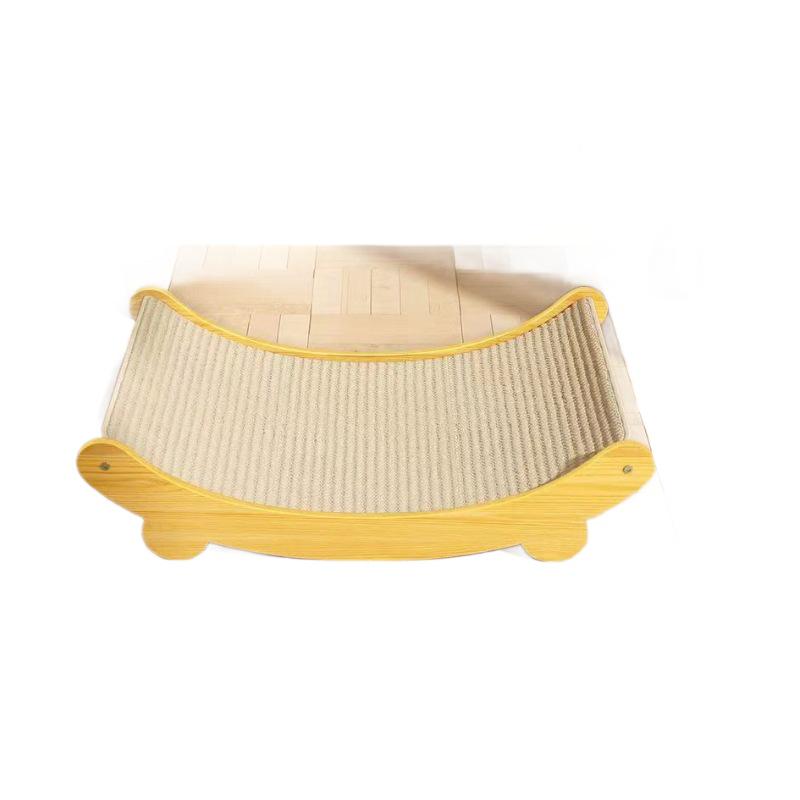 Sisal Scratch-Resistant Cat Lounge: Durable Cat Bed & Claw Board
