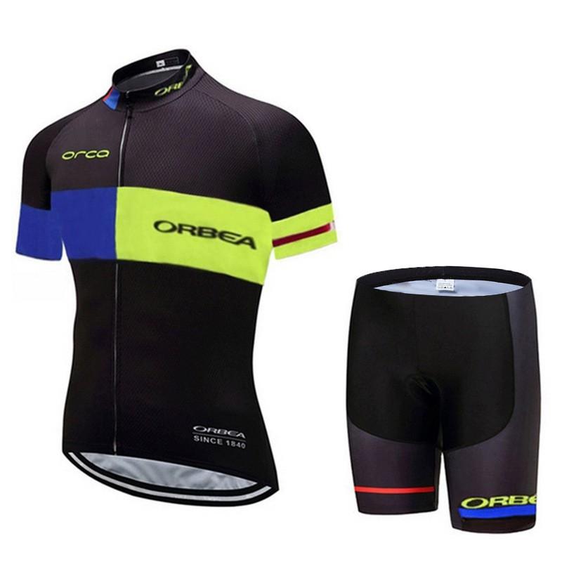 Men Women Cycling Jersey Shorts Set Quick Dry Bike Riding Outfit Road Mountain Sports