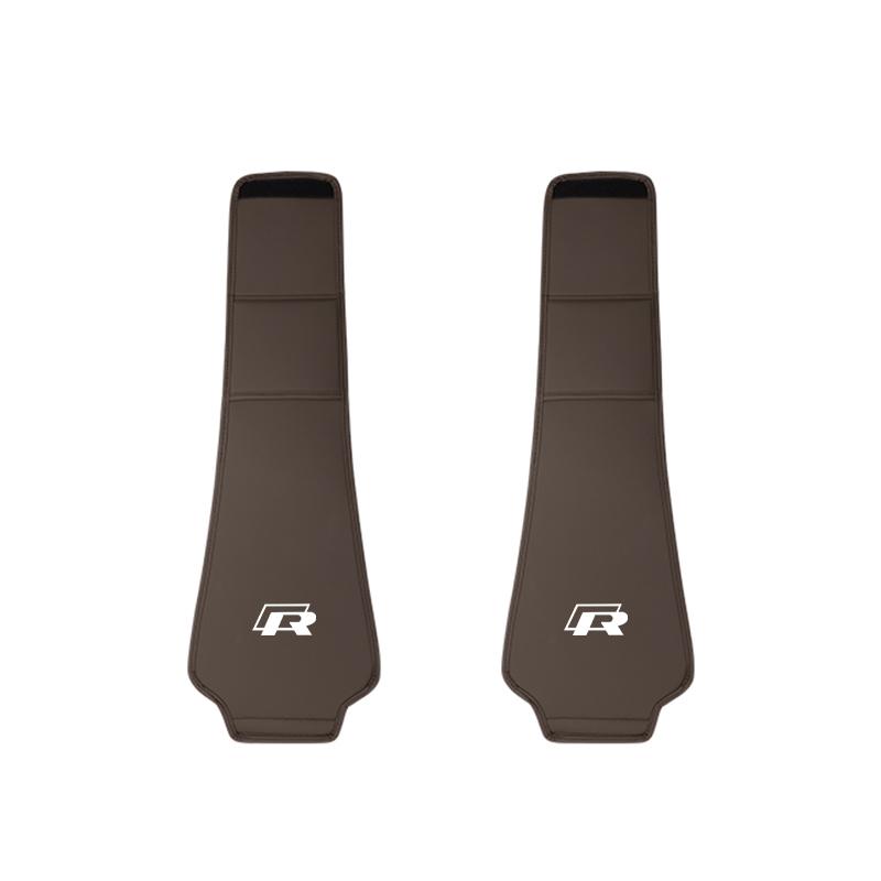 2Pcs Car Seat Headrest Cover Anti-Dirty Elastic Protective Dust Cover Key For Volkswagen VW GTI Golf Caddy Tiguan Amarok Arteon zh3