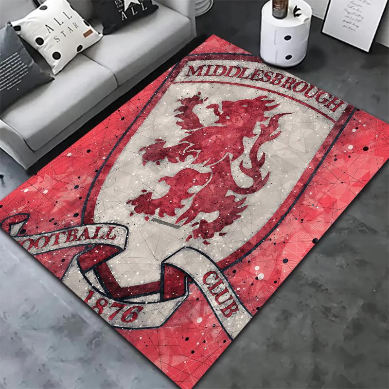 Middlesbrough Carpet Rug for Living Room Bedroom Home Sofa Decoration,Kids play Nonslip Floor Mat