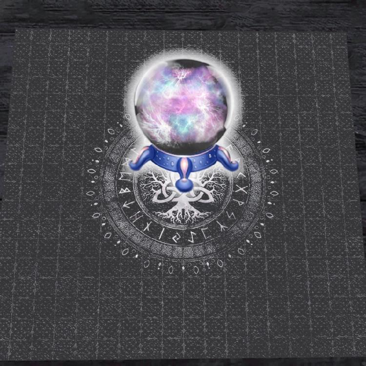 Tarots Tablecloth Divinations Table Cover Oracles Board Game Mat
