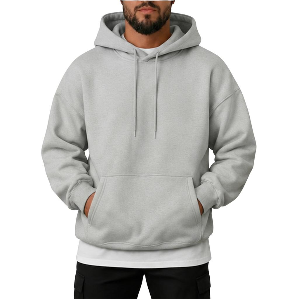 Men's Winter Neck Sweatshirt for Casual Daily Wear