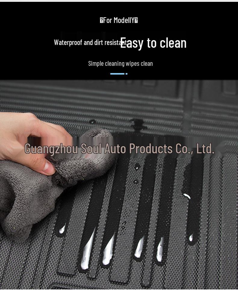 Tesla Model Y Rücksitzlehnenpolster - Kofferraum Anti-Kick Zubehör