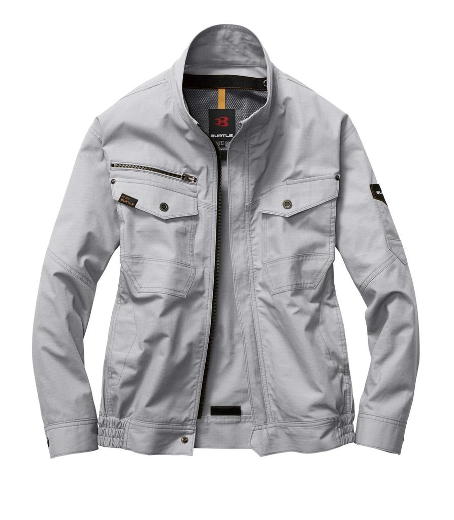 BURTLE Aircraft Blouson AC1131 5 Silver M Spring/Summer