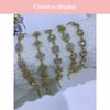 ZHUKOU 8 styles Gold Women's Bracelet CZ Crystal Zircon Shiny Bracelet Women Jewelry VL143