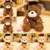 Hat Bachelor Teddy Bear Cartoon Plush Doll Graduation Gift Decorations Home