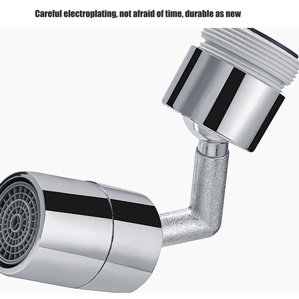 Universal 360 Degree Swivel Faucet Extender All Copper Anti Splash Faucet Aerator for Kitchen