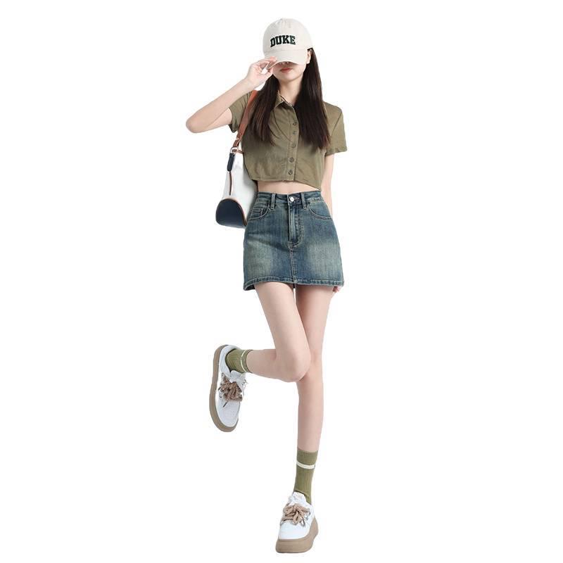 Women's Denim Mini Skirts