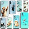 Cute Sea Otter Phone Case Silicone For Samsung S30,23,21,22,20 FE lite,S10,9,PIus Note20ultra Soft Transparent