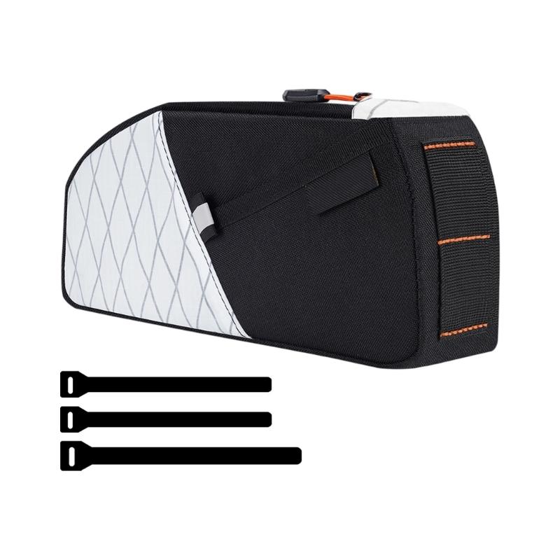 Rapid Access Motorcycle Top Tube Bag Nonskid Strips and Ergonomic Shape for Long-Distances Travel