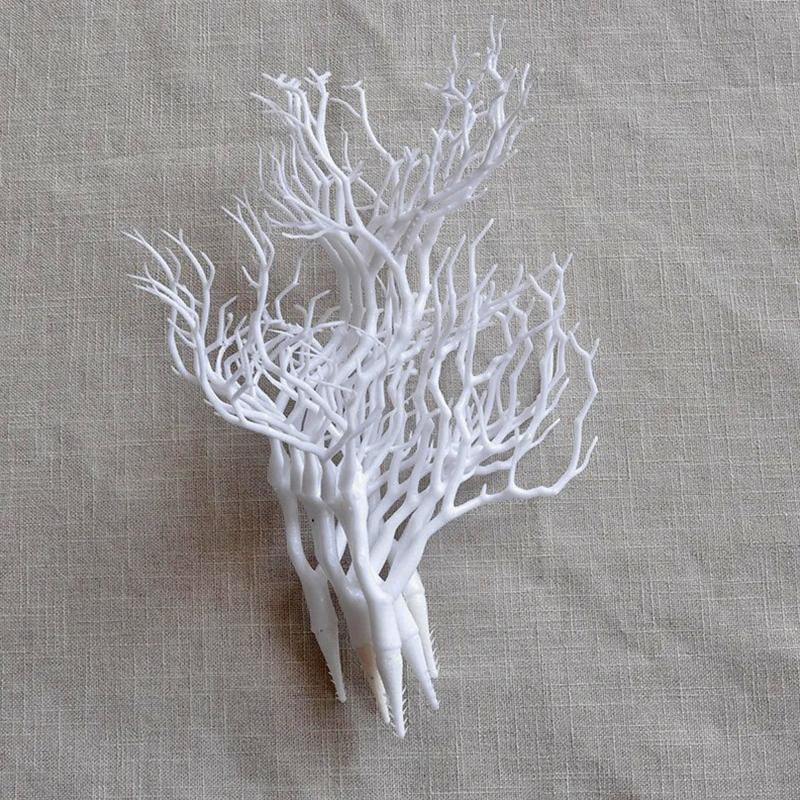 3pcs Artificial Plant Simulation Coral Branch Wedding Party Decoration DIY Accessories Small Tree Branches Christmas Decor
