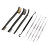9Pcs Gun Cleaning Brush And Pick Kit Double End Gun Brushes With Carrying Case