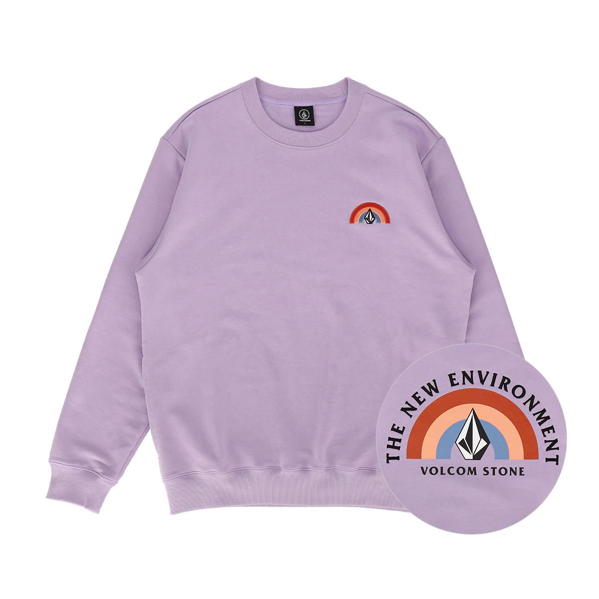 Толстовка Volcom Rainbow Comfort Fit (Светло-фиолетовый) M