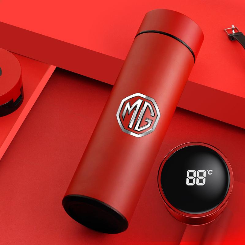 

Temperature Display Thermos Cup Stainless Steel Divided Thermos Bottle For Morris Garages Motors MG ZS GS MG5 6 7 mg3 Parts GT