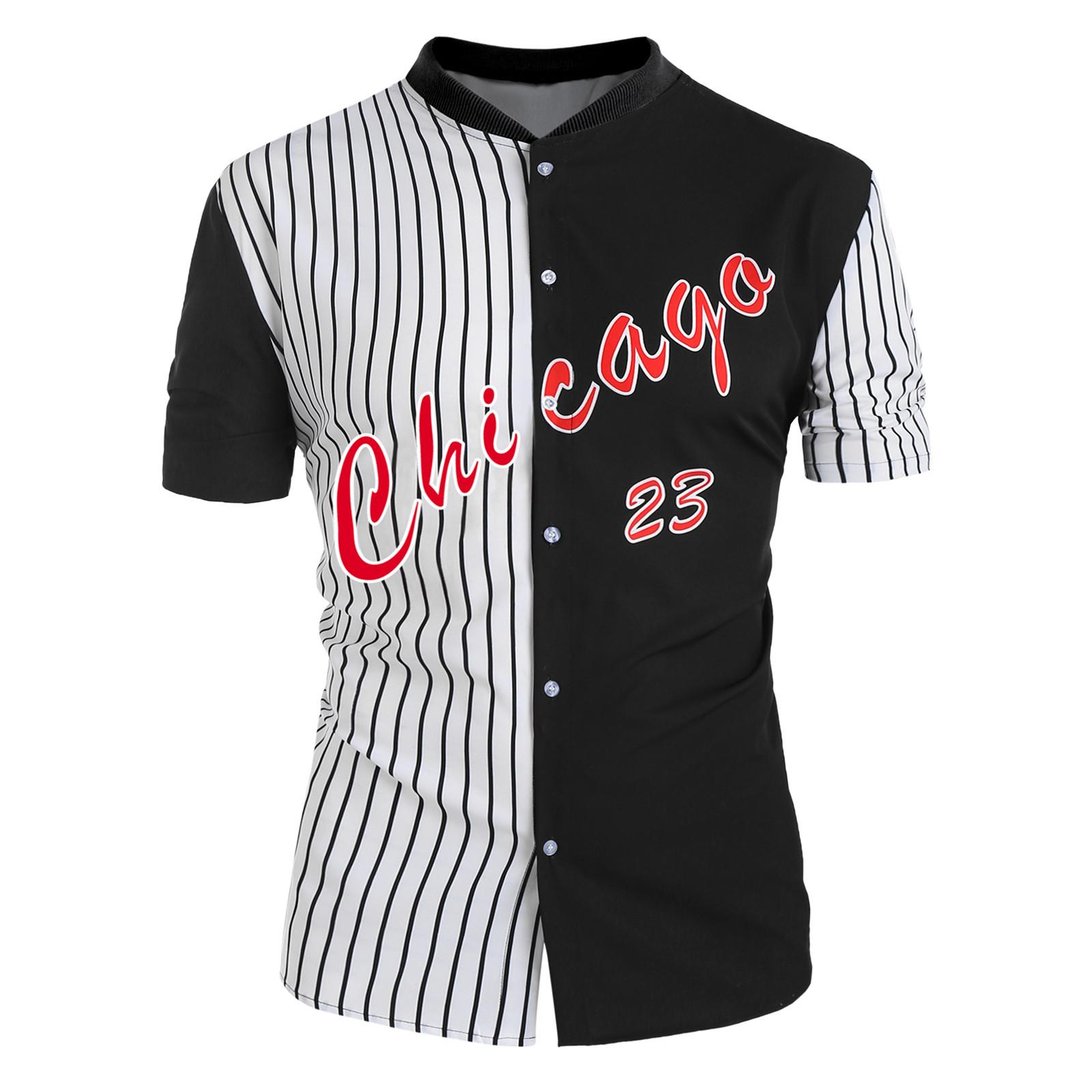 

Мода Печать Мужская рубашка Летний пляж Повседневный тренд Свободный 3d Одежда с коротким рукавом V Шея Дизайн Личность Новый гавайский топ