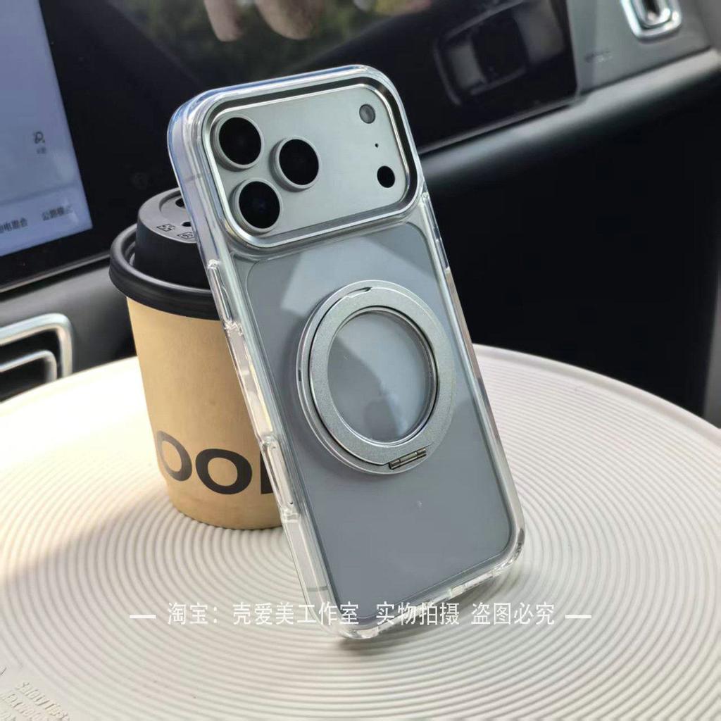 Simple and Advanced Two-color Ice Crystal 111 Bracket for iPhone11ProMax Mobile Phone Case Apple 11/11 Protection