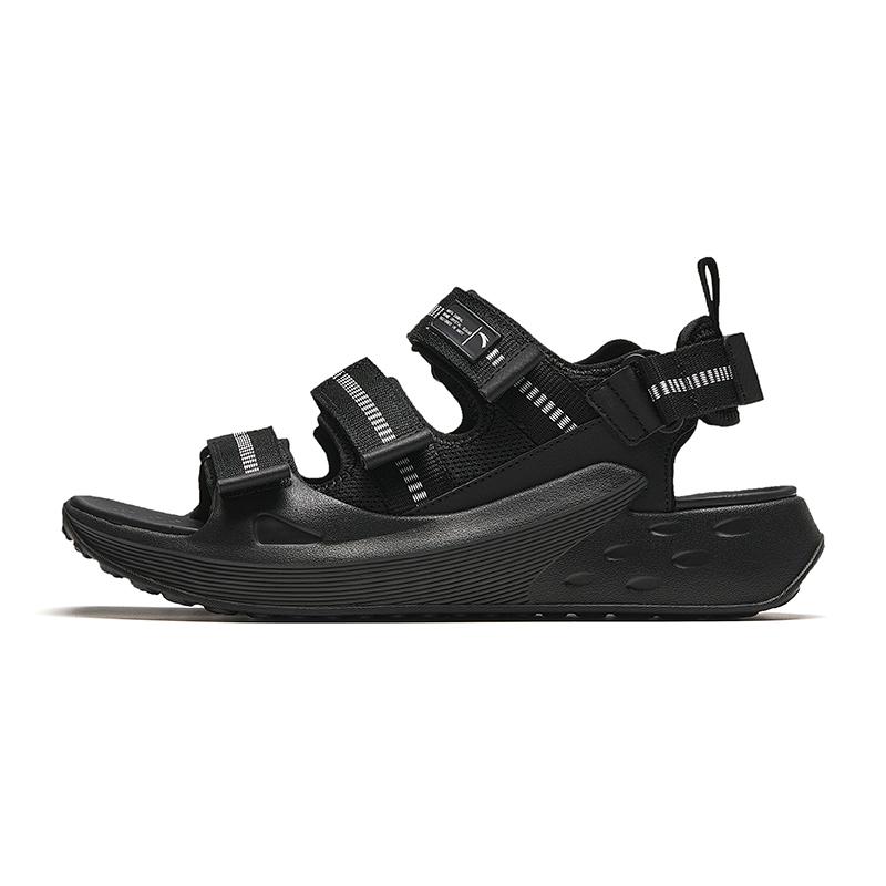 Anta Icing Beach Sandals Men's Black White Sneakers 912428504-5
