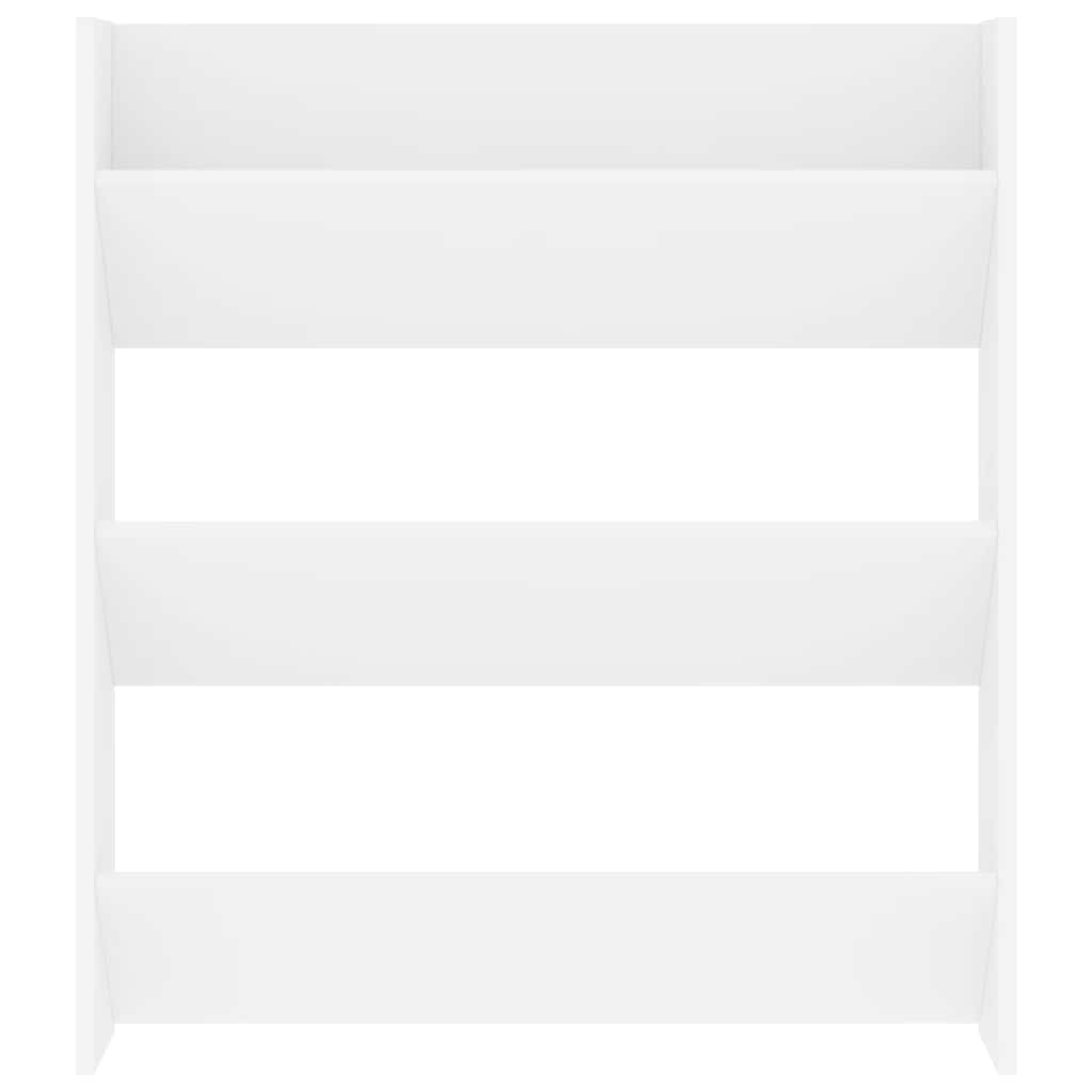 Wall Mounted Shoe Cabinet White 80 x 18 x 90 cm Engineered Wood