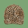 Wide Brim Hat in Kpop Style Caps UV Prevention Dad Cap Sweat Wicking Hot Summer Cooling Hat with Printed Leopard