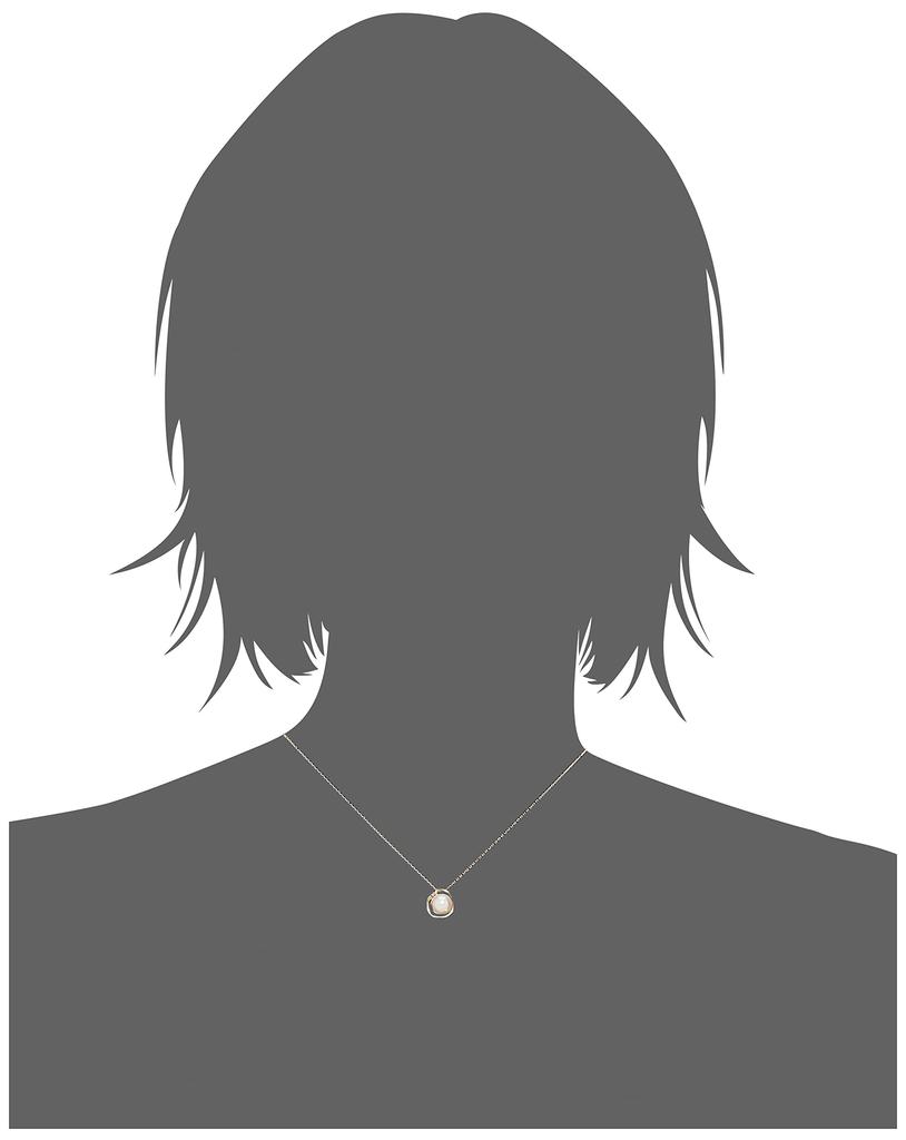 Estelle Official Women's Necklace, 10K Pink Gold with June Birthstone Akoya Pearl, 0452-6388-0019-0000