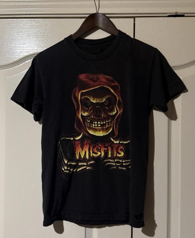 2004 Misfits Glenn Tour T-Shirt Vintage Black Horror Punk Band Tee M