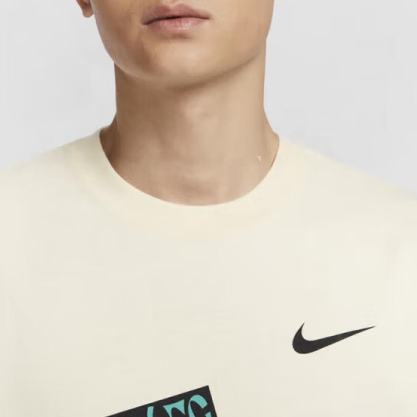 Nike T Shirt Men's Coconut Milk FZ8713-113