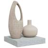 Vidaxl Wisząca Półka Ścienna, Szarość Betonu, 23 X 23,5 X 3,8 Cm, Mdf