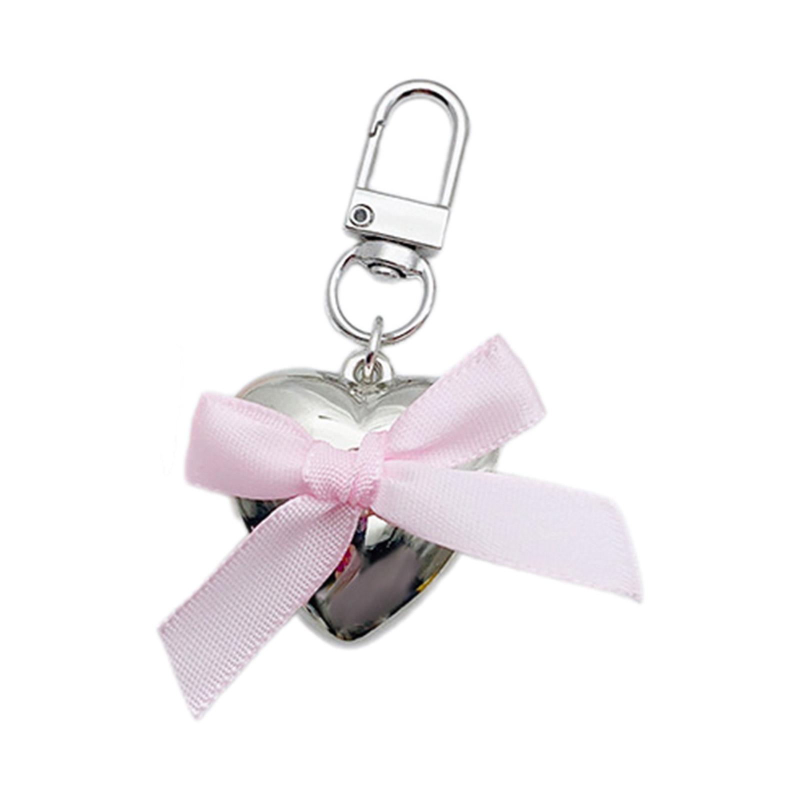 

Стильный брелок в форме сердца, подвеска для сумки в виде сердца, милый шарм для сумки, материал сплав, модный аксессуар, идеальный подарок для женщин, девушек розовый
