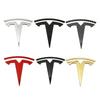 1 szt. ABS dla Tesla Model 3 Model Y Samochód Przednia Pokrywa Maski Logo Emblemat Naklejka Stylizacja Nadwozie Samochodu Tylna Klapa Bagażnika Odznaka Akcesoria