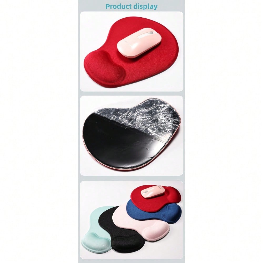Simple Solid Color Mouse Pad Wrist Guard Wrist Holder Cloth Silicone Wrist Guard Pad