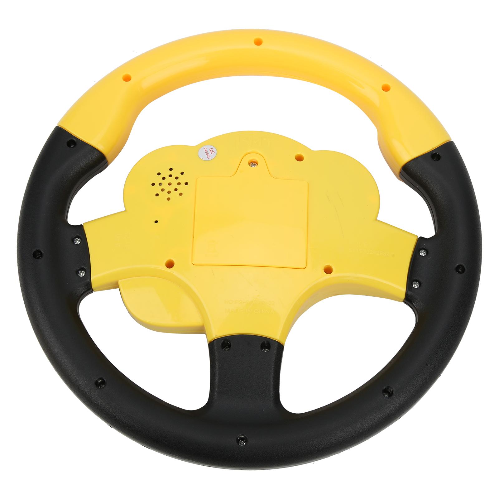 

Children Simulated Driving Steering Wheel Toy Educational Sounding Toy with Music English