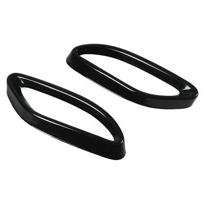 Exhaust Tip Trim Stainless Steel Glossy Black Replacement for Mercedes‑benz C‑Class GLC‑Class B‑Class