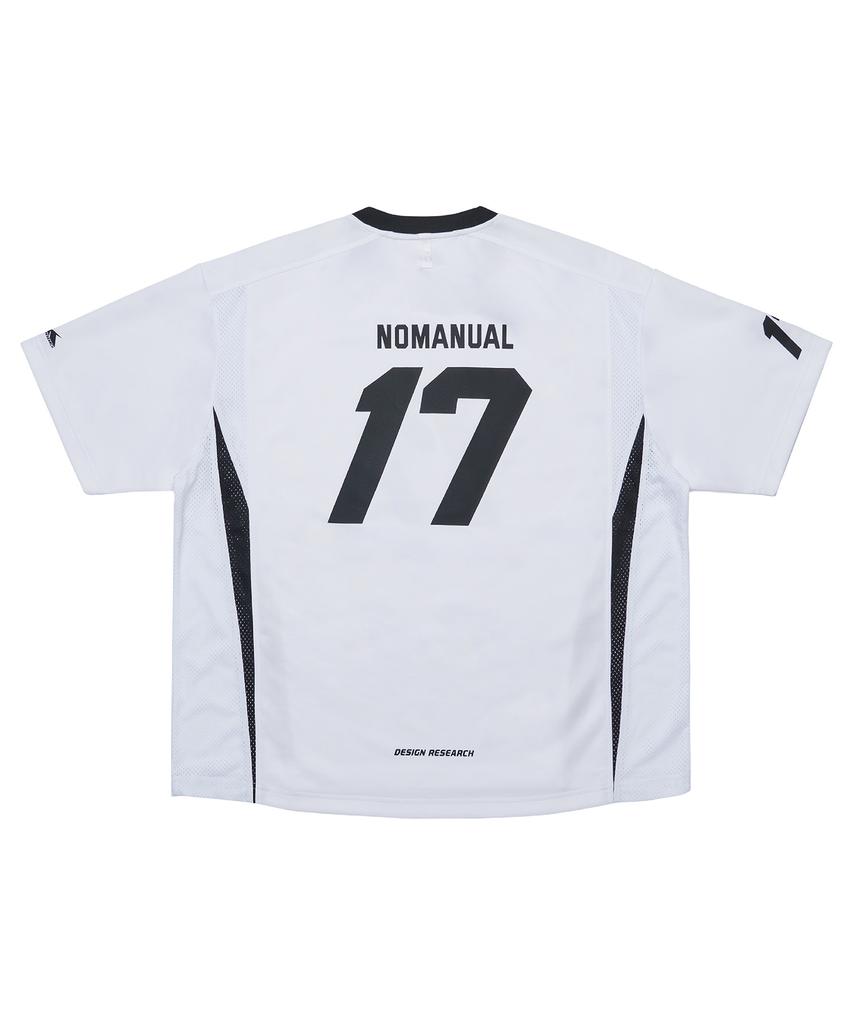 Nomaenyueol 17 Mesh Block Football Jersey - White