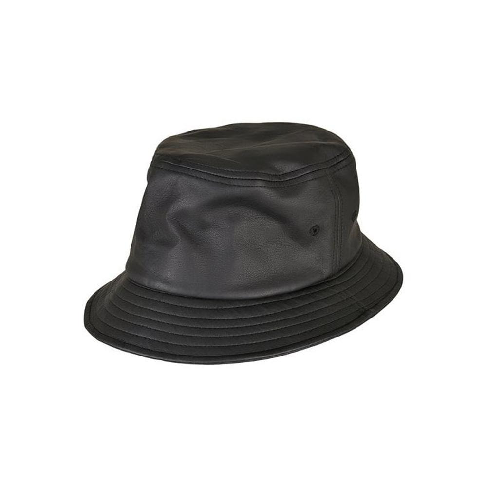 Flexfit Faux Leather Bucket Hat