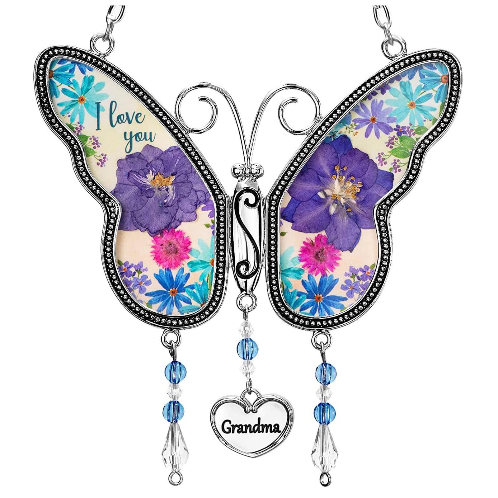 

Стразы, бабочка, декор для окна, колокольчик, подвесное украшение для садового дома, блестящие подарки для дочери, мамы, дня рождения One Size