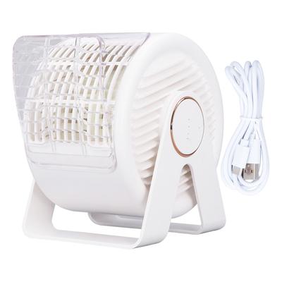 Mini Tischventilator 3 Geschwindigkeiten einstellbar Luftzirkulatorventilator Tragbarer USB-Ladeventilator für Büro