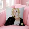 Singer Lana cool Del Rey Doublesided Printed pillow cover Short plush Suitable living rooms bedrooms sofas throw cushion cover
