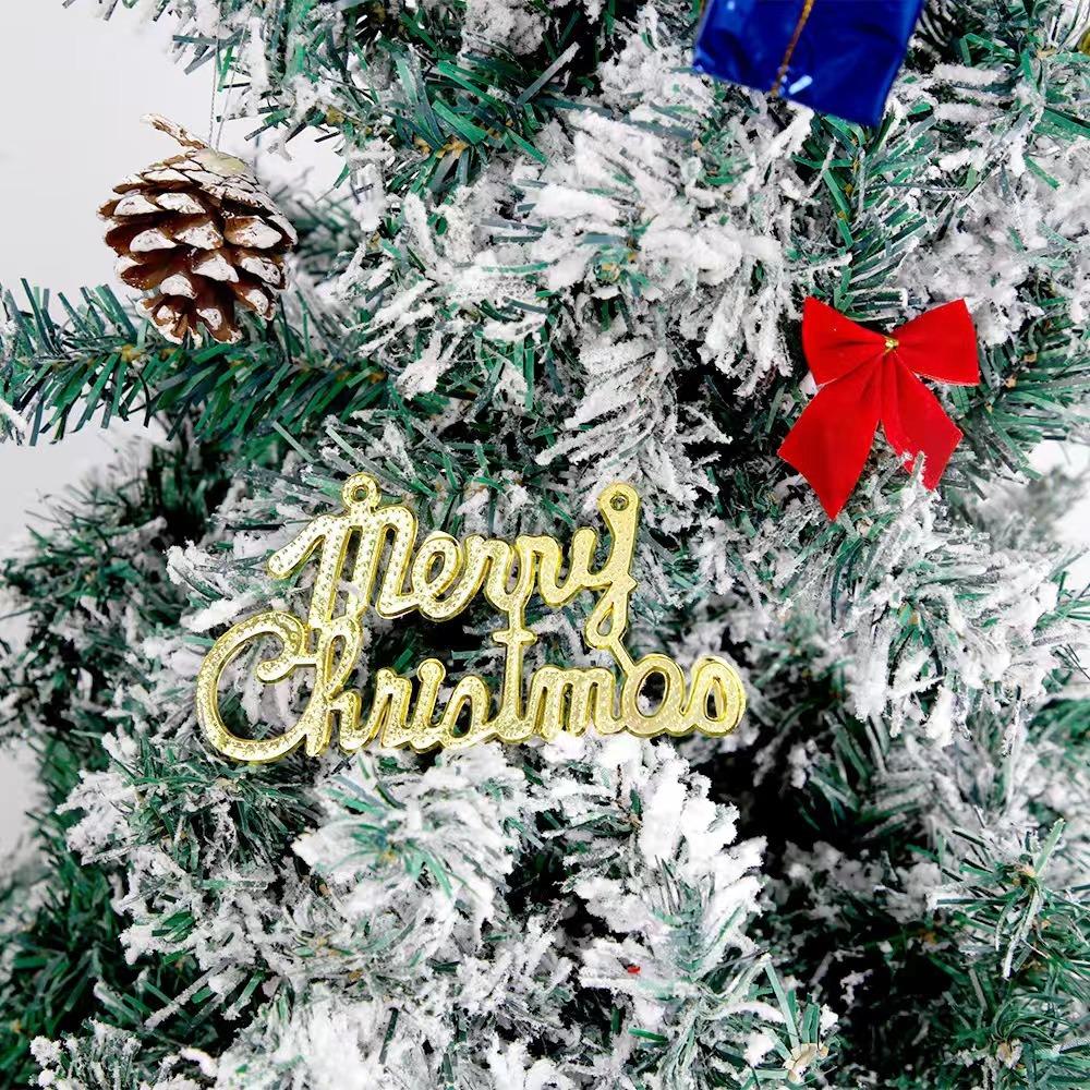 26pcs Glitter Christmas Ball Pendant Set Multiple Styles Mini Christmas Tree Hanging Gifts Box Plastic