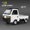 1:18 Hondas ACTY Picku Alloy Model Car Toy Diecasts Casting Sound and Light Car Toys For Children Vehicle ahx256