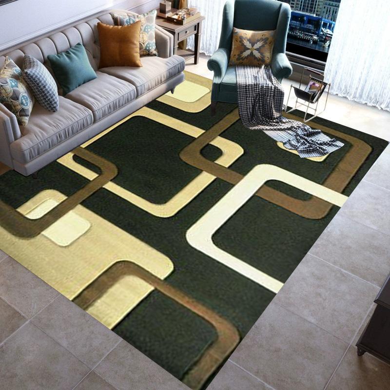 Geometric Modern Rugs Area Carpet Non-slip Floor Mat Door Family Bedroom Carpet Indoor Children's Play Throwing Yoga Mats