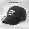 Sleeping Cat on Books Baseball Cap Washed Polyester Adjustable Casual Outdoor Hat Unisex
