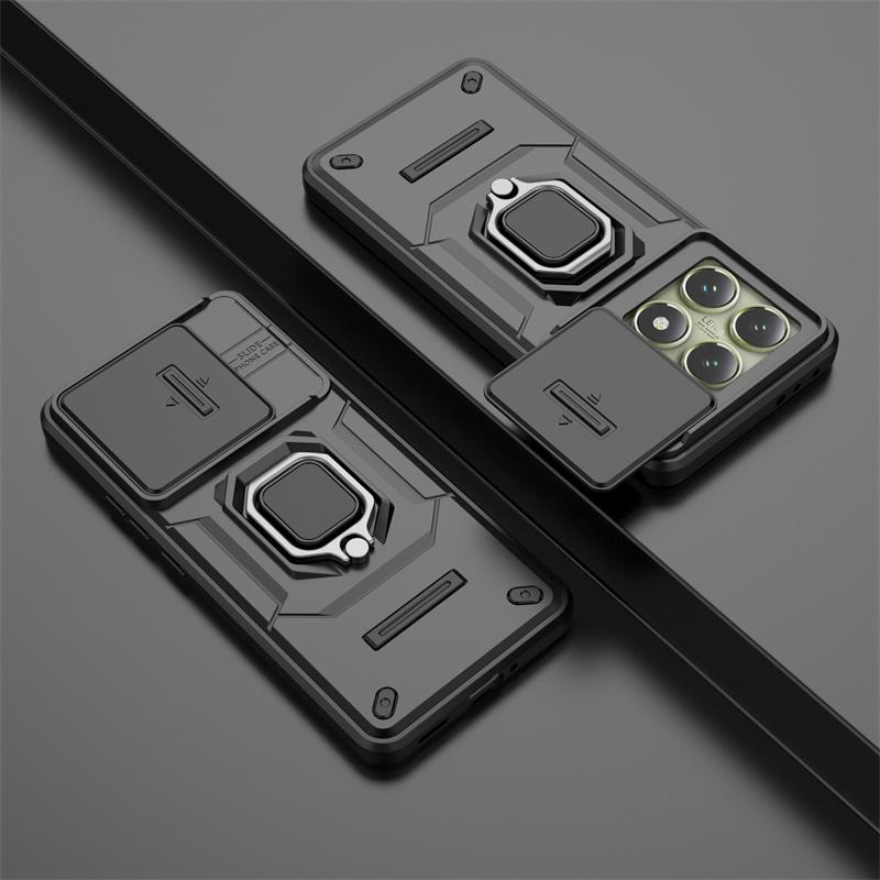 Armor Funda für Xiaomi 14T Pro Hülle Schiebeobjektiv Kamera Ringständer Schutz Rückseite Für Mi 14T Mi14T Xiaomi14T 14 T Pro Capa