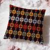 Fashion N-NNative Fabric Pattern Cushion Cover Soft Washable Pillow Case Multi-Scene for Couch Bed Travel Office Use