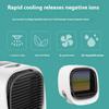Summer Cooling Desk Fan 3 In 1 Portable Desktop Humidifier USB Mini Air Conditioners Night Light Water Mist For Home, Office