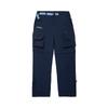 Li Ning Solid Color Mid Waist Comfortable Breathable Versatile Loose Casual Pants Men Bottoms Blue AYKV425-1