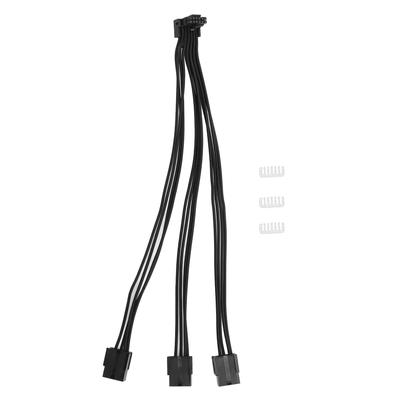 12VHPWR PCIE 5.0 Type A 90 Degree Extension Cable 12VHPWR 12+4Pin To 3x8Pin GPU Cable for 3090Ti